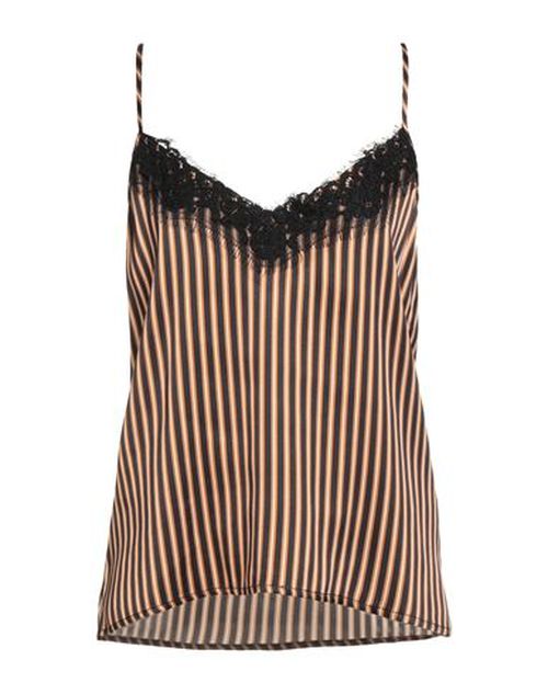 Woman Top Camel Size 10 Viscose, Elastane, Polyester