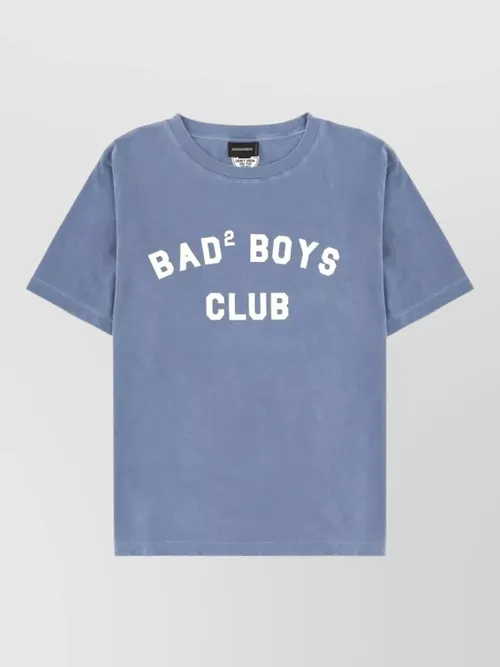Dsquared2 - crew neck t shirt graphic embroidery