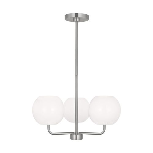 Brushed Steel Chandelier from the Rory Collection