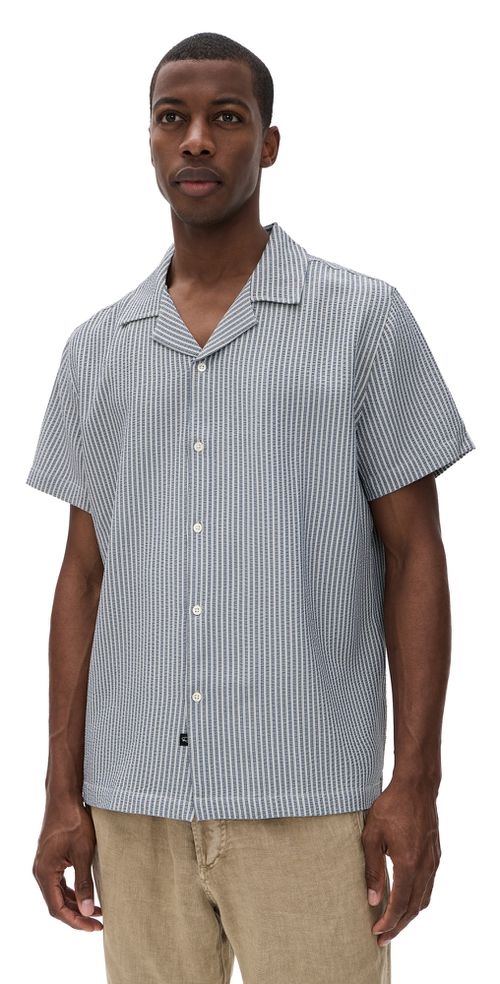 Amalfi Shirt Navy Deck Stripe