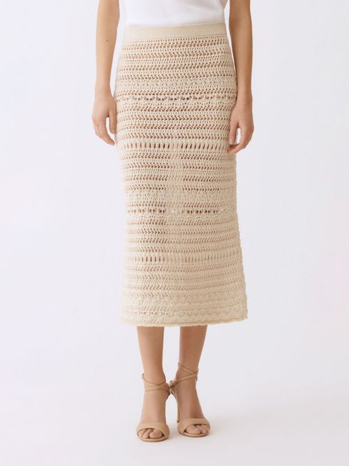 Skirt Woman color White