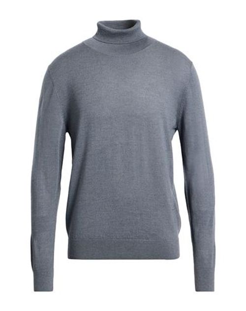 Man Turtleneck Grey Size 40 Merino Wool