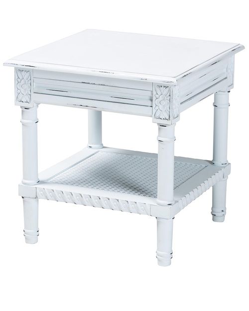 Jeanne Vintage Traditional Wood End Table