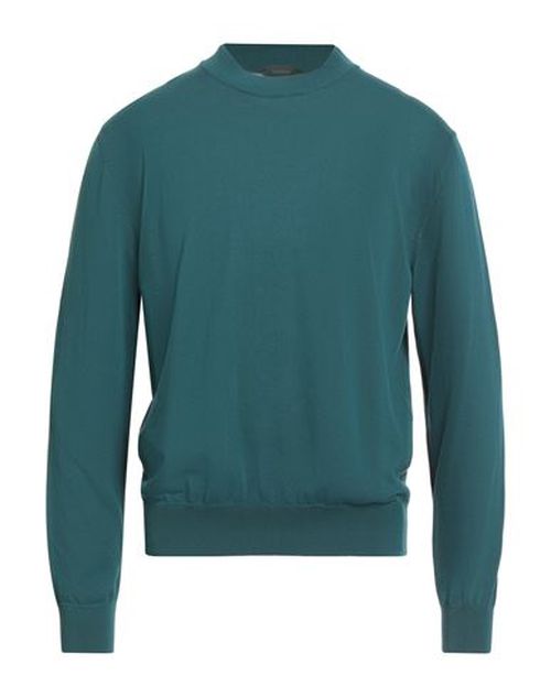 By Slowear Man Sweater Deep teal Size 40 Cotton