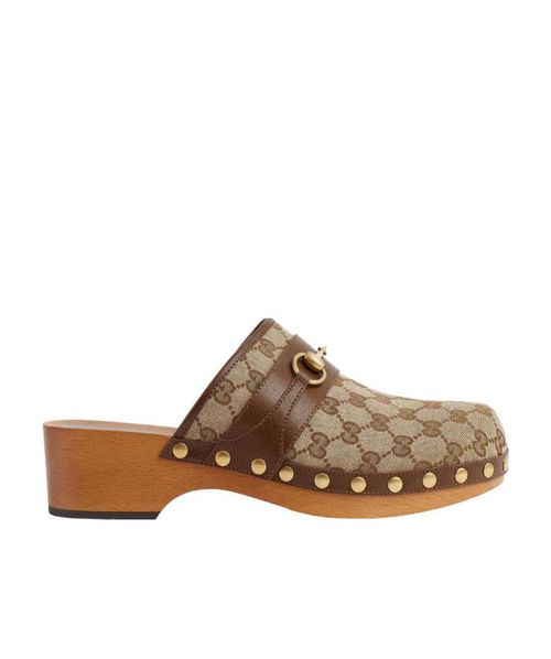 Horsebit-detail GG clogs