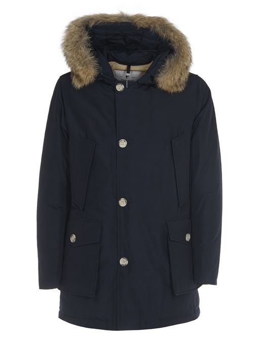 Navy Blue Hood Jacket
