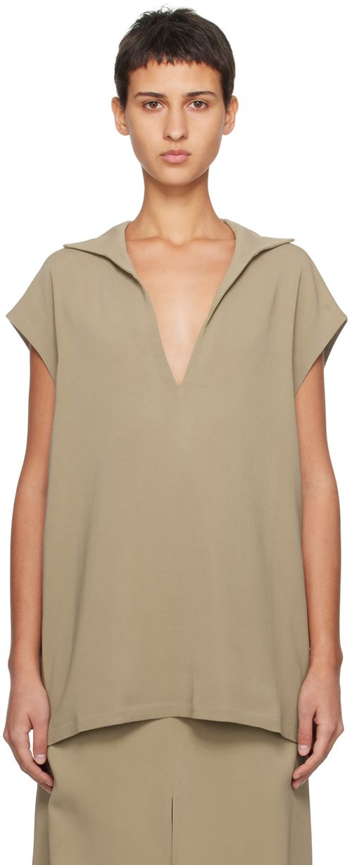 BITE Taupe Throw On T-Shirt