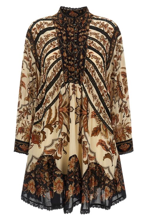 'Majestic Garden Sand' Dress