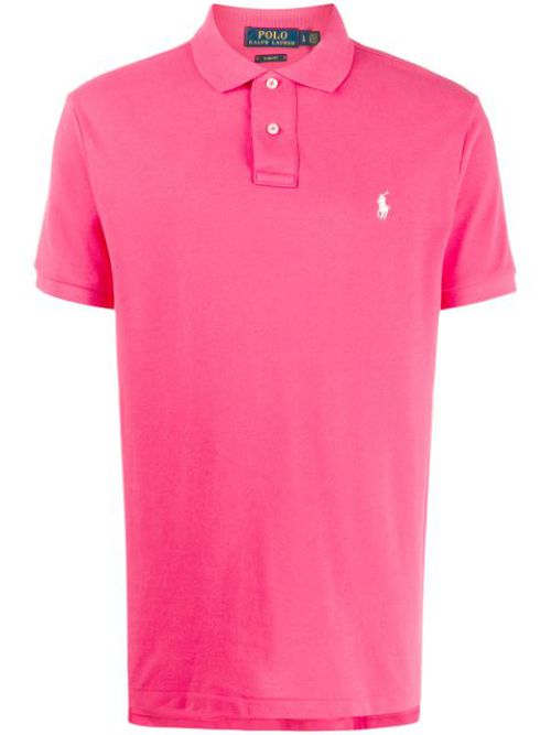 Embroidered logo polo shirt