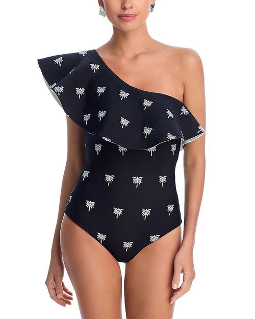 Embroidered One Piece Swimsuit - Exclusive