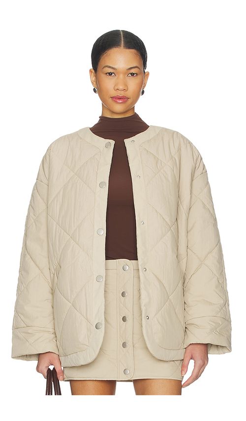 Lovers and Friends Casey Jacket in Taupe. L. Also in M, S, XL