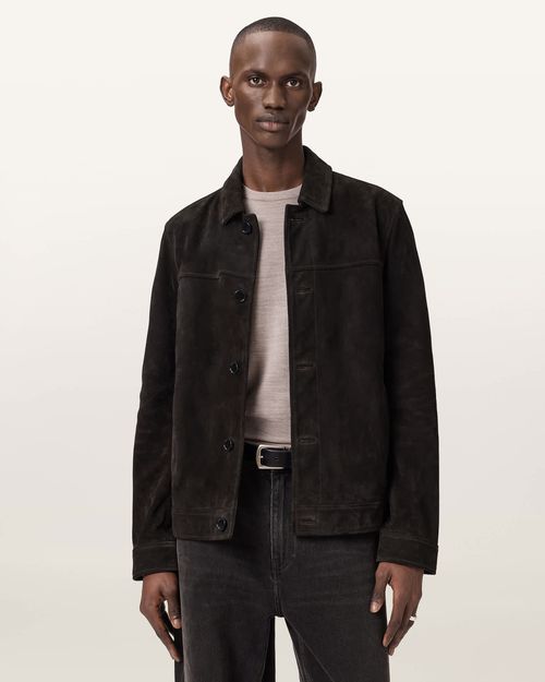 Nates Suede Slim Fit Jacket