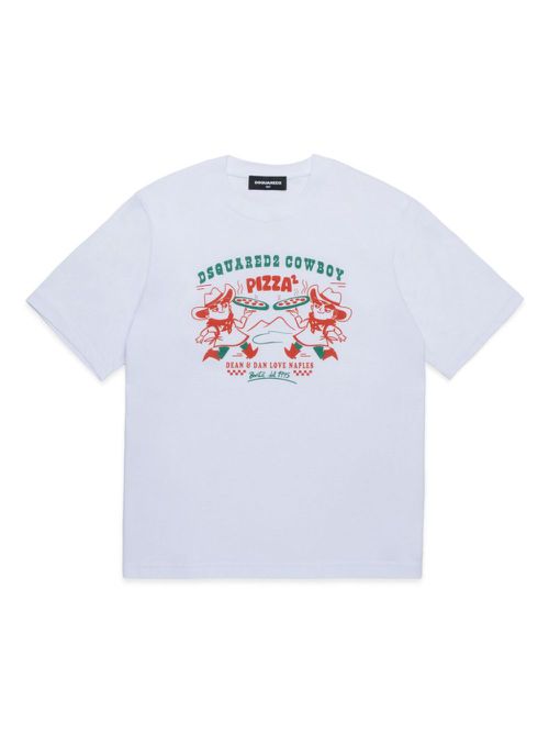 Slogan-print T-shirt - White