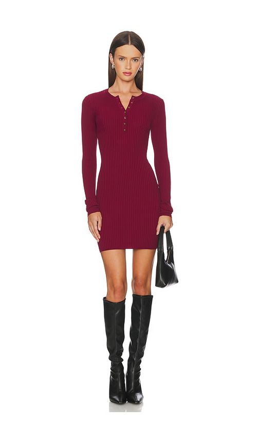 Lovers and Friends Beria Mini Dress in Windsor Wine. XS also in L, M, S
