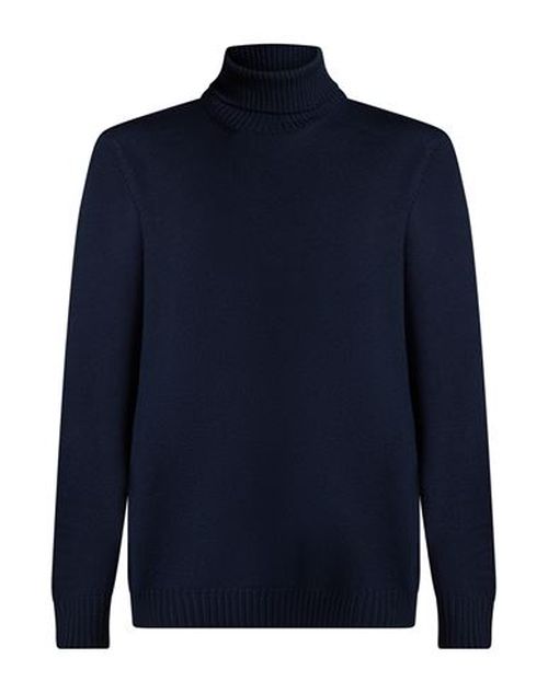 Man Turtleneck Midnight blue Size 46 Virgin Wool