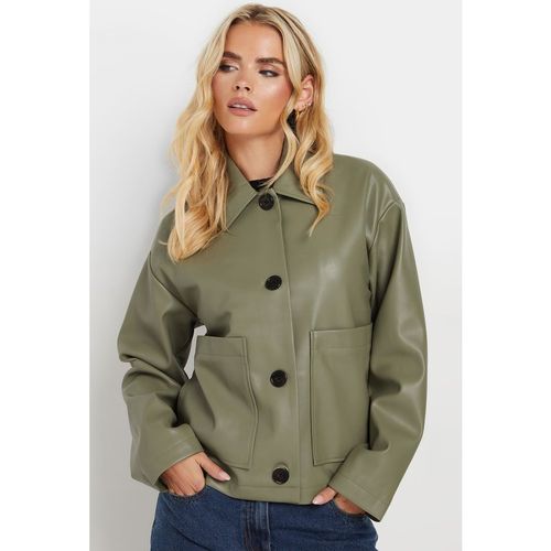 Petite Faux Leather Jacket