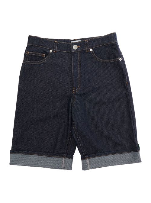 Logo Cotton Bermudas — Navy