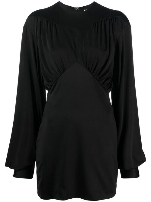 Judy split-sleeve minidress - Black