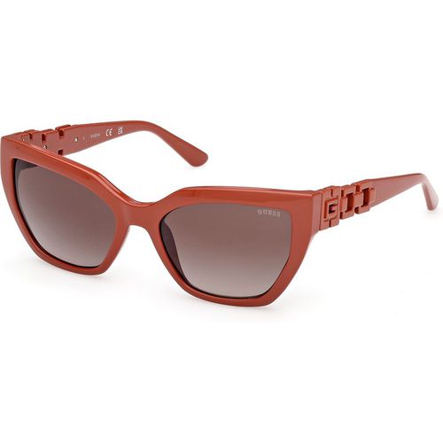 Guess Mujer Guess GU00264 44F Gafas de sol Inyectado Naranja Marrón Cat Eye Norma