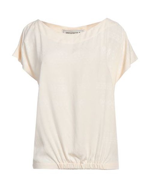 Woman Top Cream Size 4 Viscose
