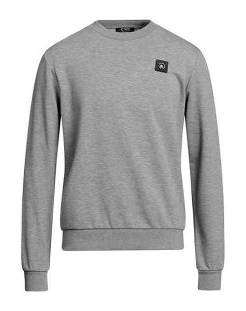 Man Sweatshirt Light grey Size L Cotton