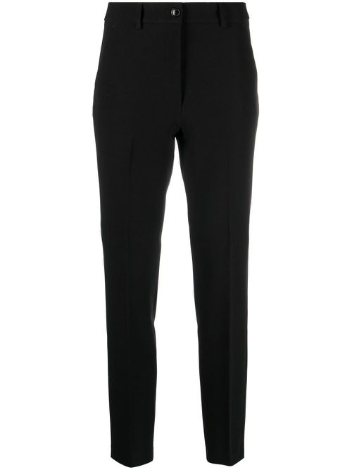 Slim-fit tailored trousers - Black