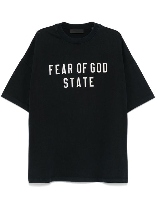 Logo-print T-shirt - Black