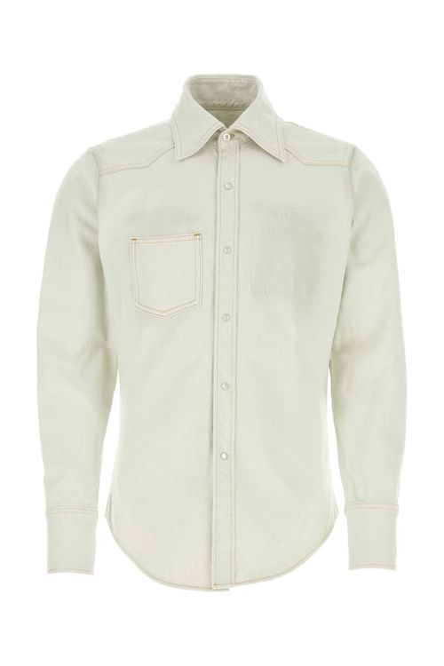 Denim Shirt — White