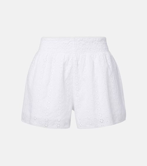 Iris eyelet cotton shorts