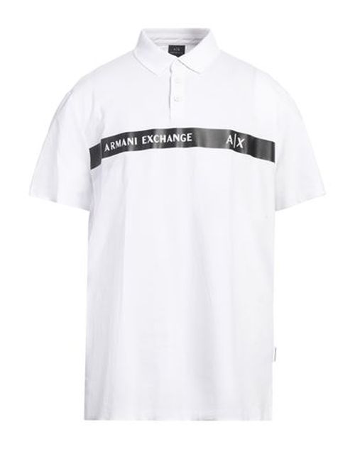 Man Polo shirt White Size M Cotton