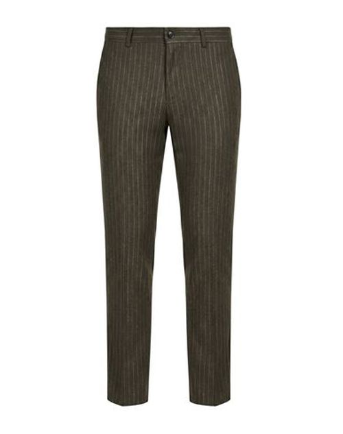 Woman Pants Military green Size 6 Virgin Wool, Elastane