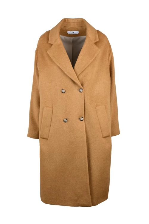 Double-Breasted Coat - Beige