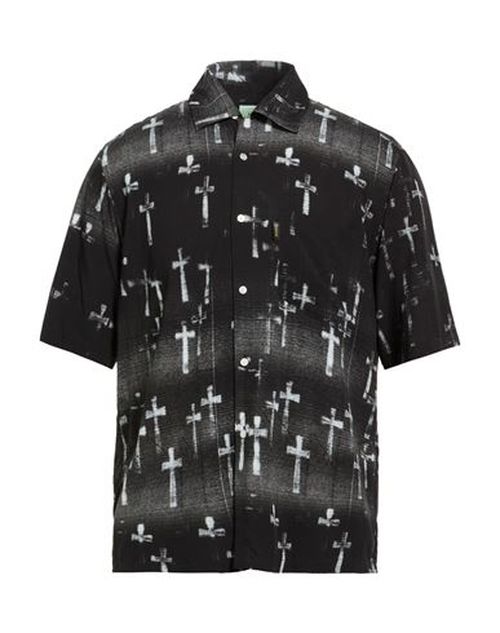 Man Shirt Black Size M Viscose