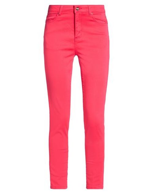 Woman Pants Fuchsia Size 25 Cotton, Elastane