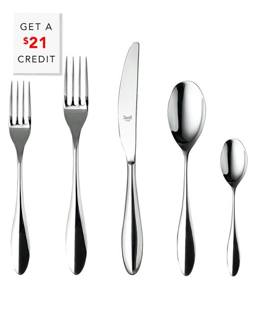20Pc Flatware Set With $21 Credit