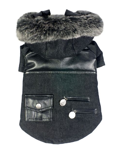 Ruff Choppered Denim Fashioned Wool Pet C