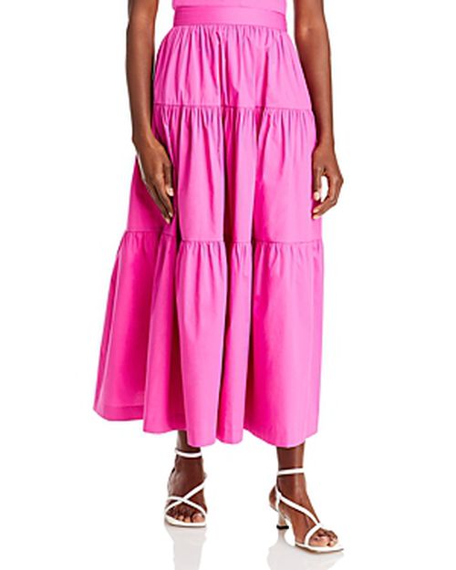 Sea Tiered Maxi Skirt