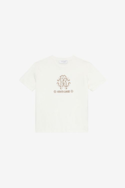 T-shirt With Rc Monogram And Logo - Male Boys (4