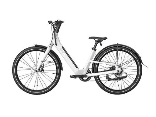 Stride Electric Bike w/ 40 Miles Max Operating Range and 25 mph Max Speed - White