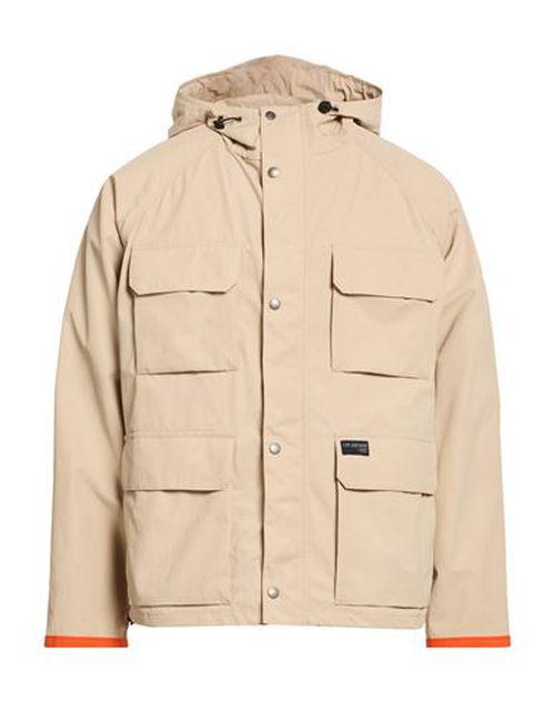 Man Jacket Beige Size L Polyacrylic