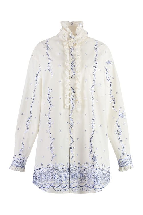 Cotton Poplin Shirtdress