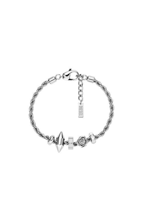 Stainless steel charm bracelet - Bracelets - Unisex - Silver