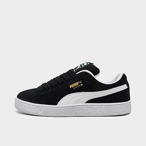 Men's Suede XL Casual Shoes in Black/White 
