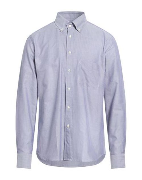 Man Shirt Navy Size 16 ½ Cotton