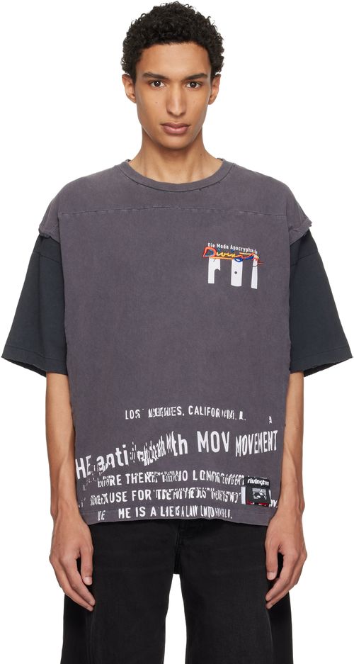 Gray Moda Apocrypha Quad T-shirt