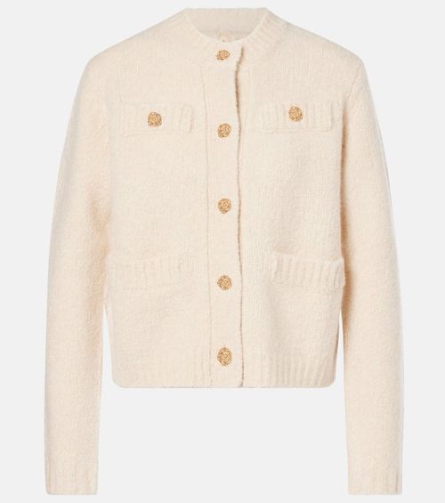 Cashmere-blend cardigan