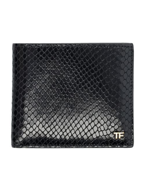 톰 포드 남성 Printed Python Classic Bifold Wallet YM228LCL471G1N001