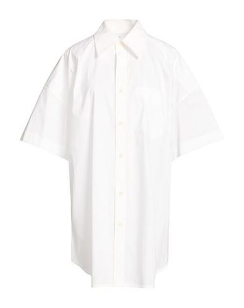 Woman Shirt White Size 8 Cotton, Polyester, Polyurethane
