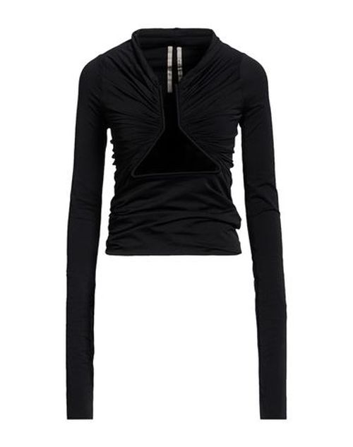 Woman Top Black Size 2 Nylon, Elastane
