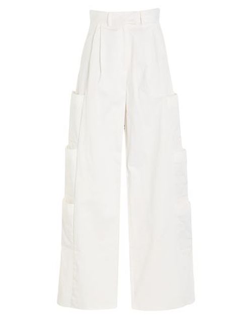 Woman Pants White Size S Wool